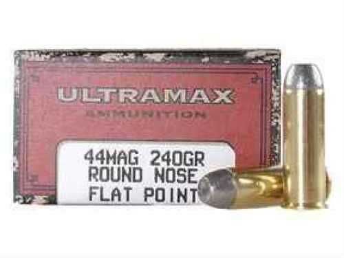 44 Rem Magnum 50 Rounds Ammunition Ultramax 240 Grain Lead